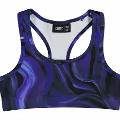 Clearance ICONIC pulse sport bra g jr Blue Aop