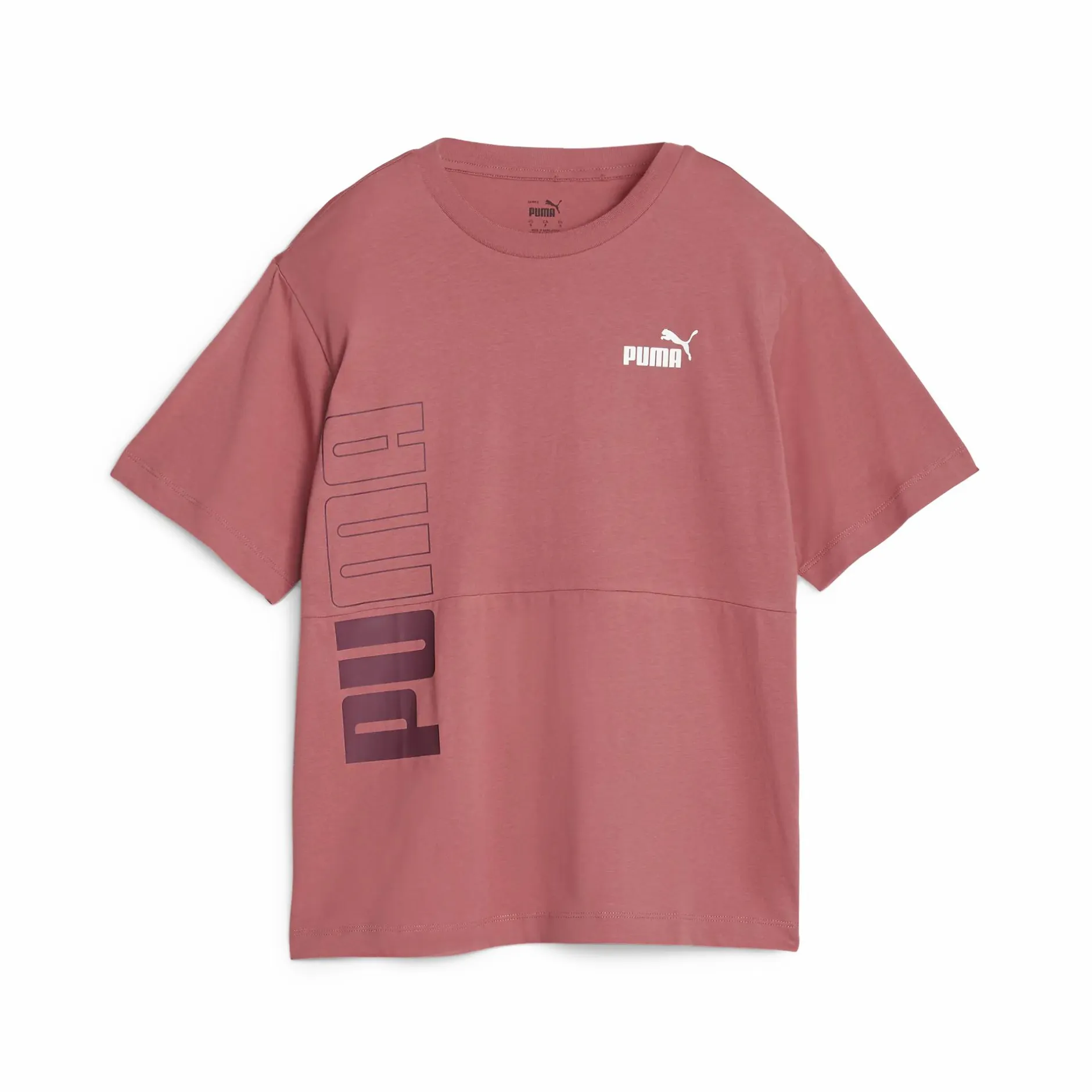 Best PUMA power colorblock tee Astro Red