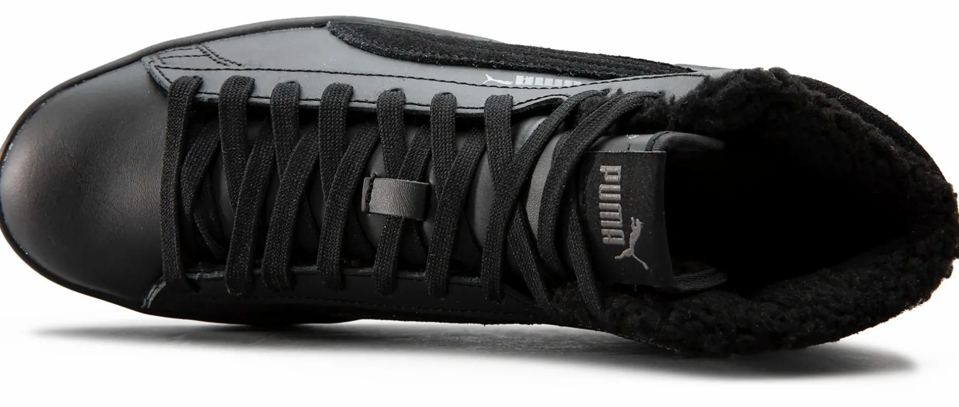 Sale PUMA smash v2 mid wtr l u Black/Dark Shadow