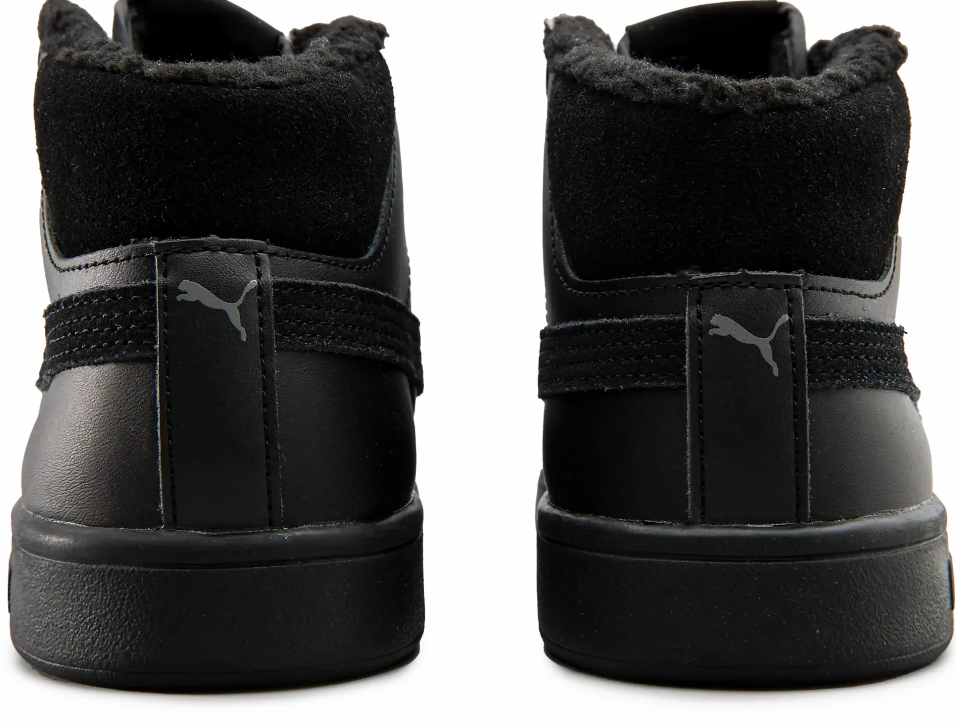 Sale PUMA smash v2 mid wtr l u Black/Dark Shadow