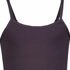 Hot TRIDRI ribbed seamless bra jr Plum