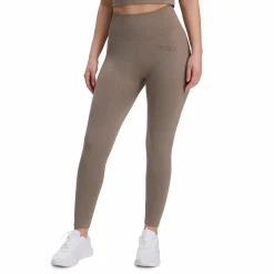 Clearance TRIDRI ribbed seamless tights w Nougat