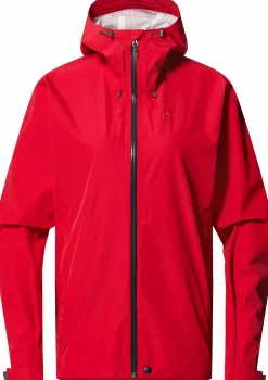 Clearance HAGLÖFS rosson proof jacket women BRIGHT RED