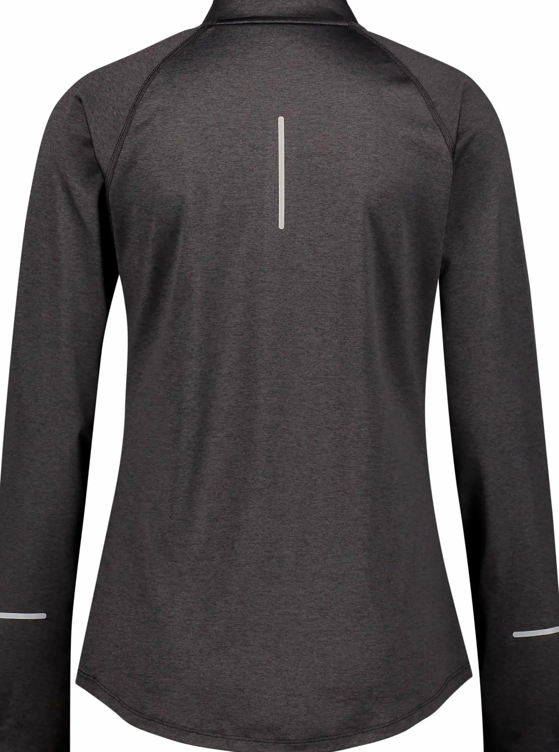 Clearance RONHILL run half zip, langermet treningstrøye, dame Black Melange