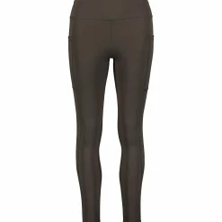 Online RONHILL run tights w Chimera Green