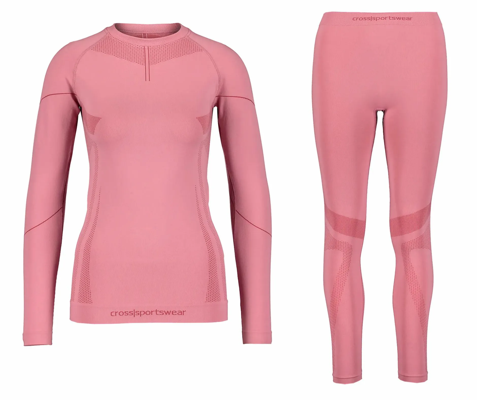 Online CROSS SPORTSWEAR seamless set, undertøysett, dame Polignac Pink