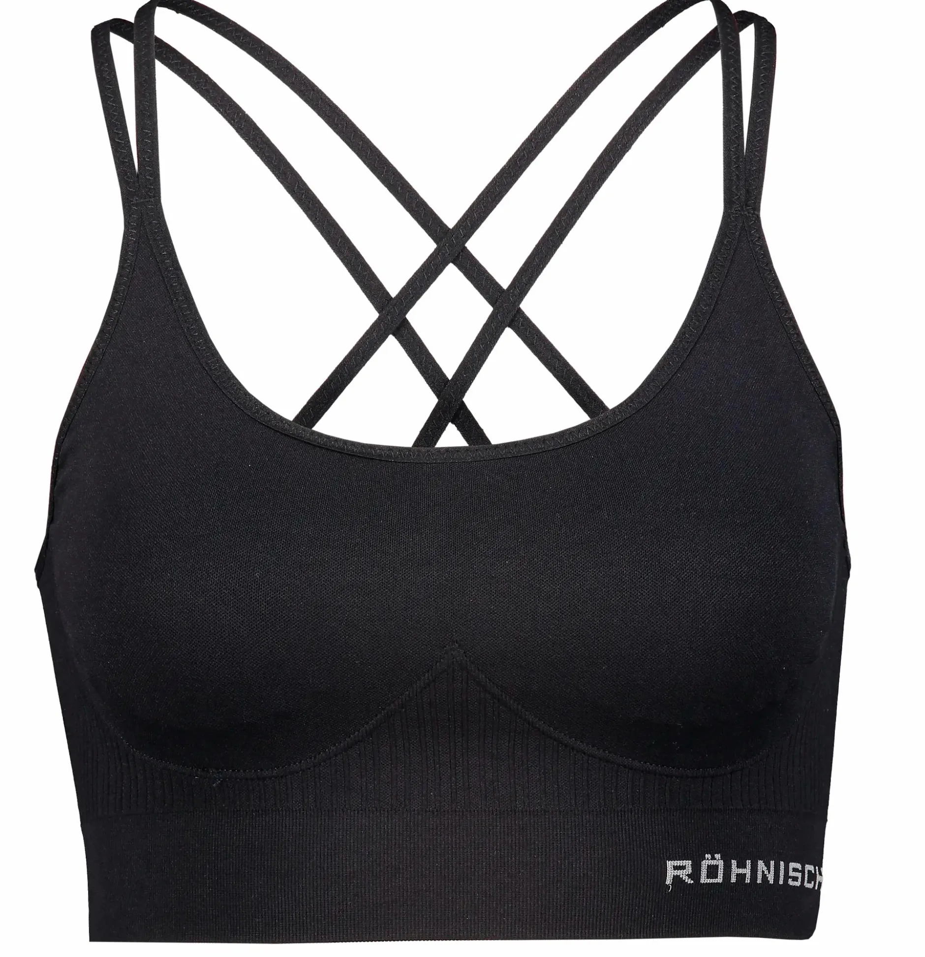 Clearance RÖHNISCH seamless sports bra w Black