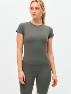 Discount RÖHNISCH seamless tee GUNMETAL