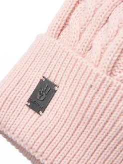 Outlet SEGER seg knitted cable beanie sr Dusty Pink