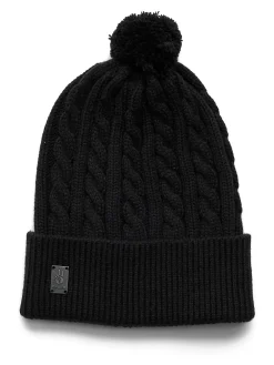 Hot SEGER seg knitted cable beanie sr Black