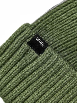 SEGER seg ribbed beanie w Olive