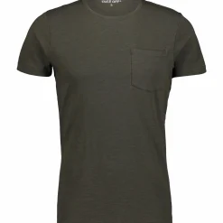 TAKEOFF slub pocket tee m Chimera Green