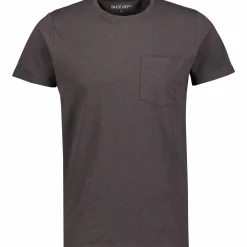 Outlet TAKEOFF slub pocket tee m Smoked Grey