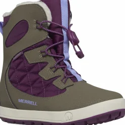 New MERRELL snow bank 4.0 wtrpf Truffle/plum
