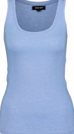 Sale TAKEOFF so basic singlet w Lavender Blue Mel