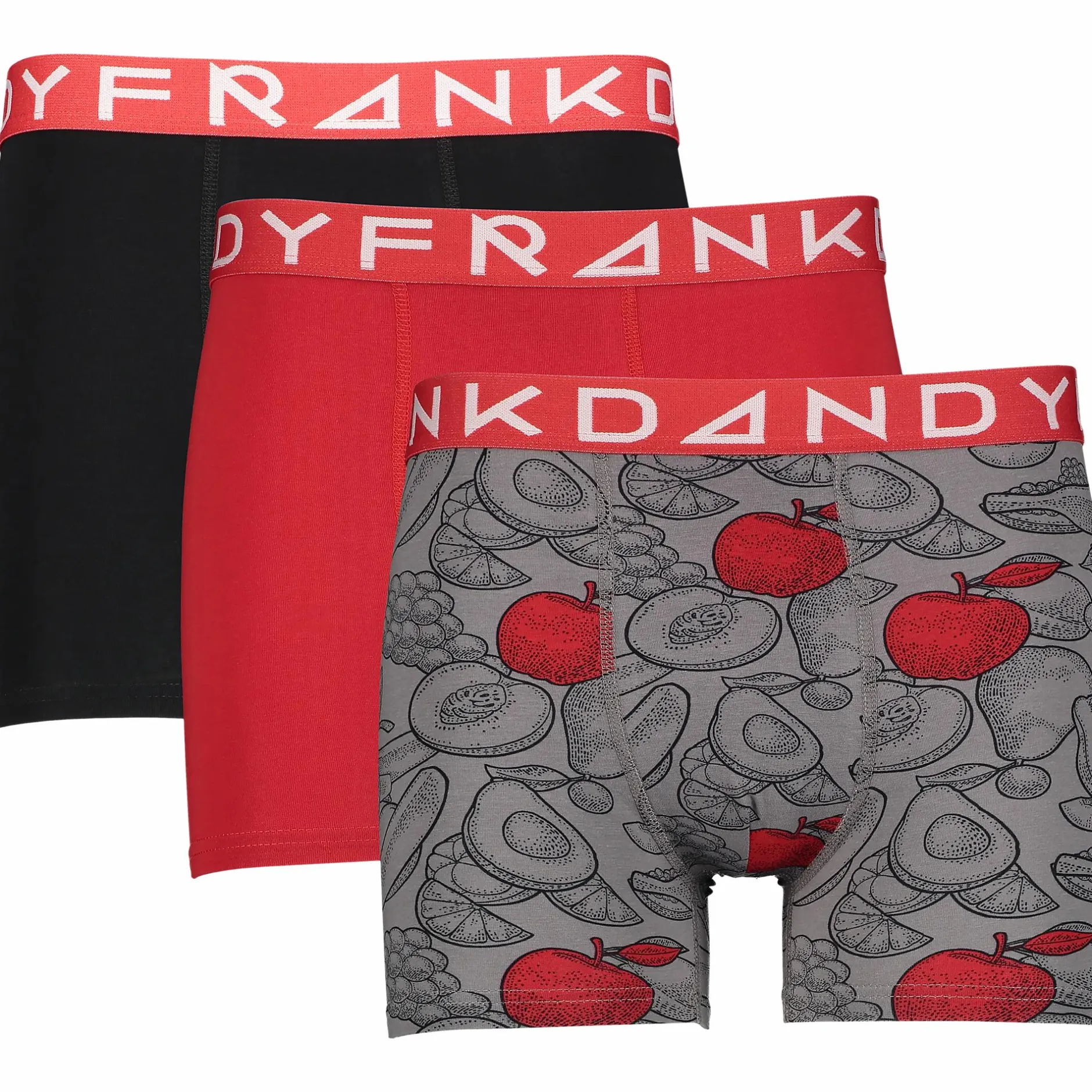 Discount FRANK DANDY so 3-p boxer m Red Fruit