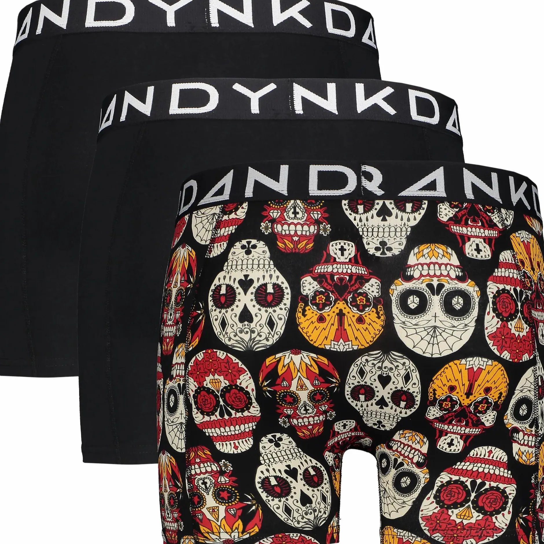 Discount FRANK DANDY so 3-p boxer m Calaveras Black