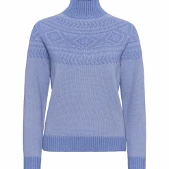 Outlet KARI TRAA sonja knit w Pastel Light Blue