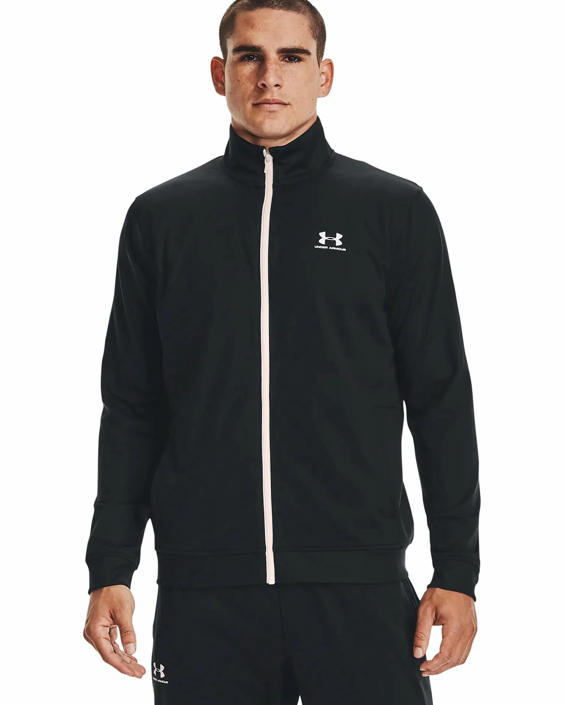 UNDER ARMOUR sportstyle tricot jacket BLACK