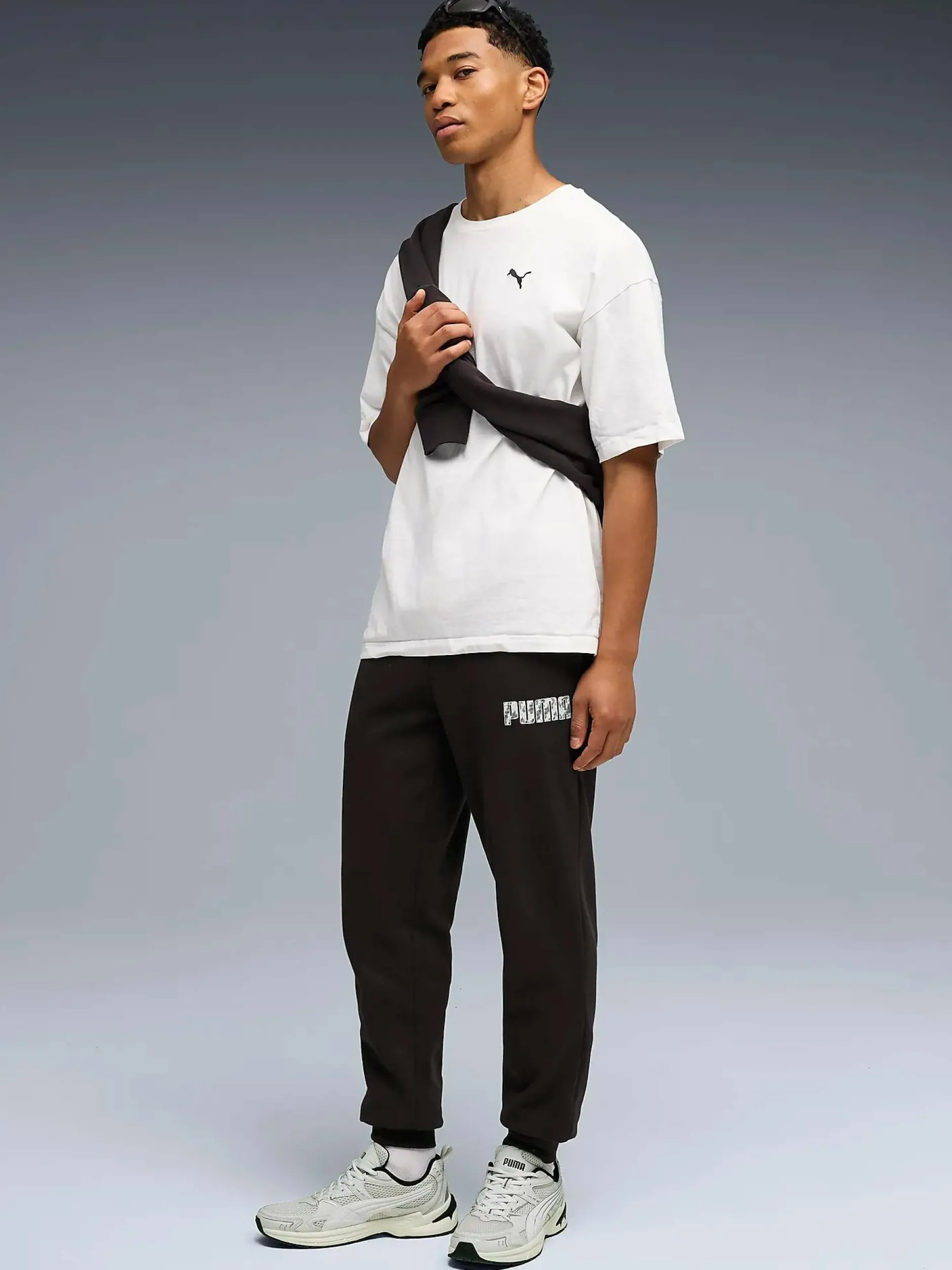 Hot PUMA sweatpants fl m BLACK