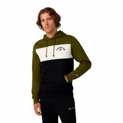 CHAMPION sweatshirt icons hood m Green