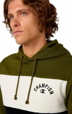 CHAMPION sweatshirt icons hood m Green