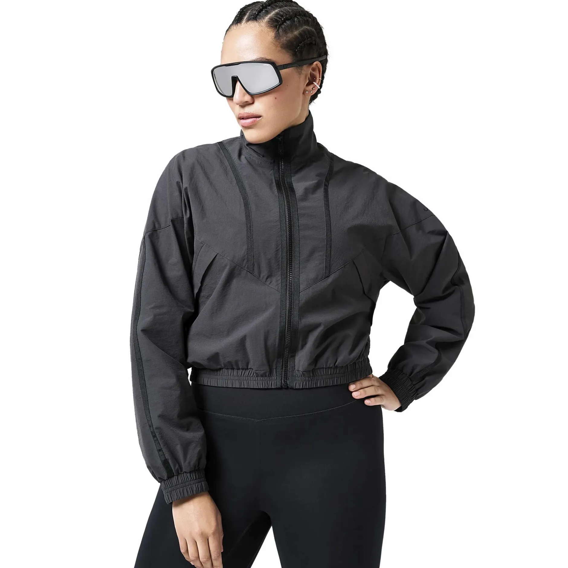 New CASALL track jacket w Almost Black