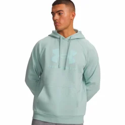 New UNDER ARMOUR ua rival fleece logo hd ENAMEL BLUE