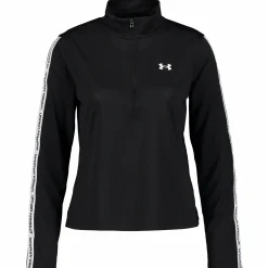 Clearance UNDER ARMOUR ua tech wm tape half zip w Black