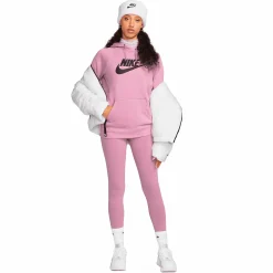 Best NIKE w nsw essntl hoodie po hbr Orchid/Black