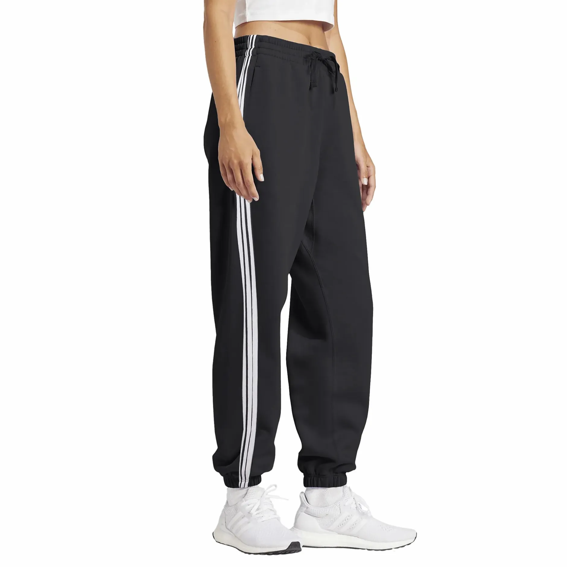 Online ADIDAS w 3s ft cuffed pants BLACK/WHITE