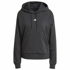 Clearance ADIDAS w small logo ft hoodie BLACK/WHITE